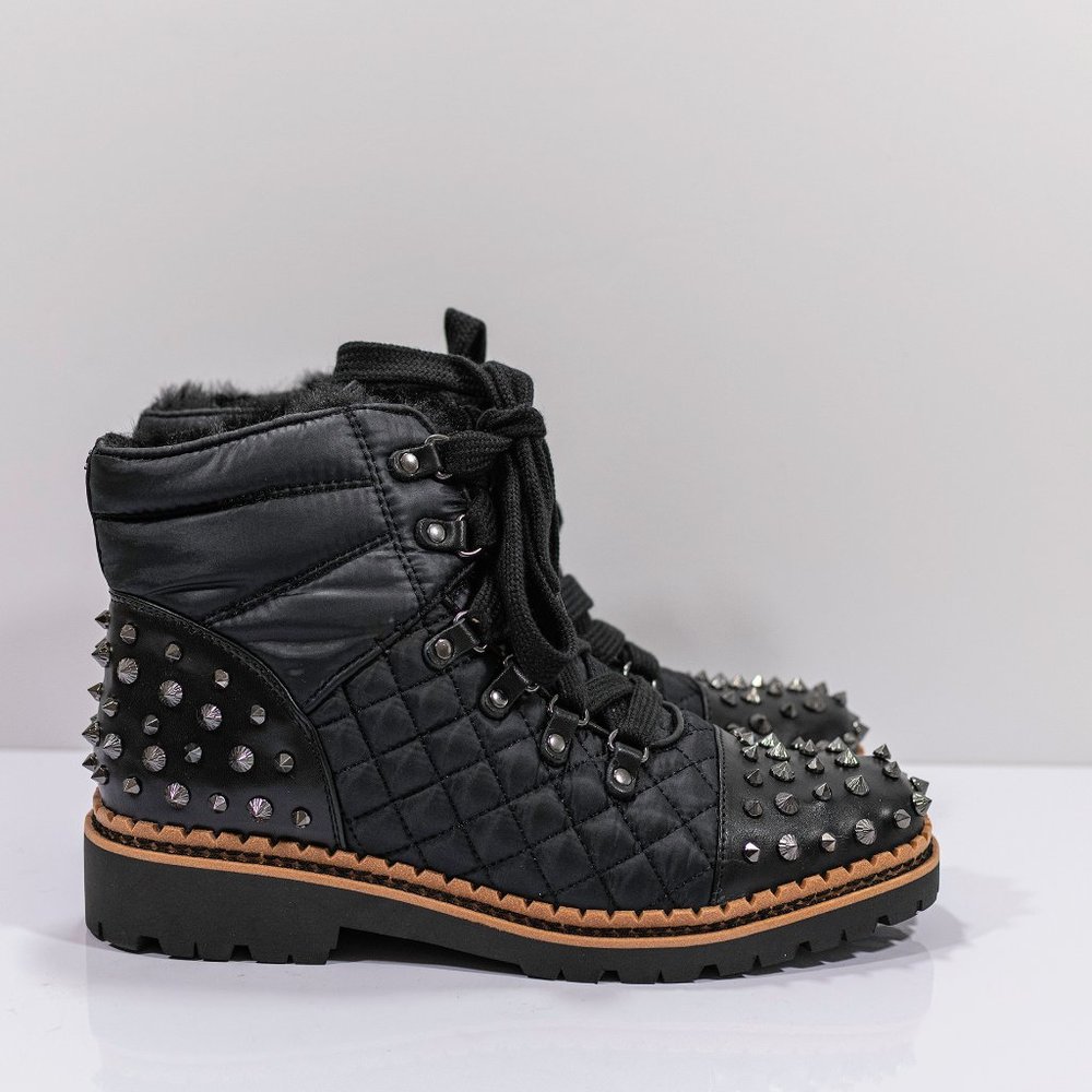 Sam Edelman Bren Leather Nylon Boots